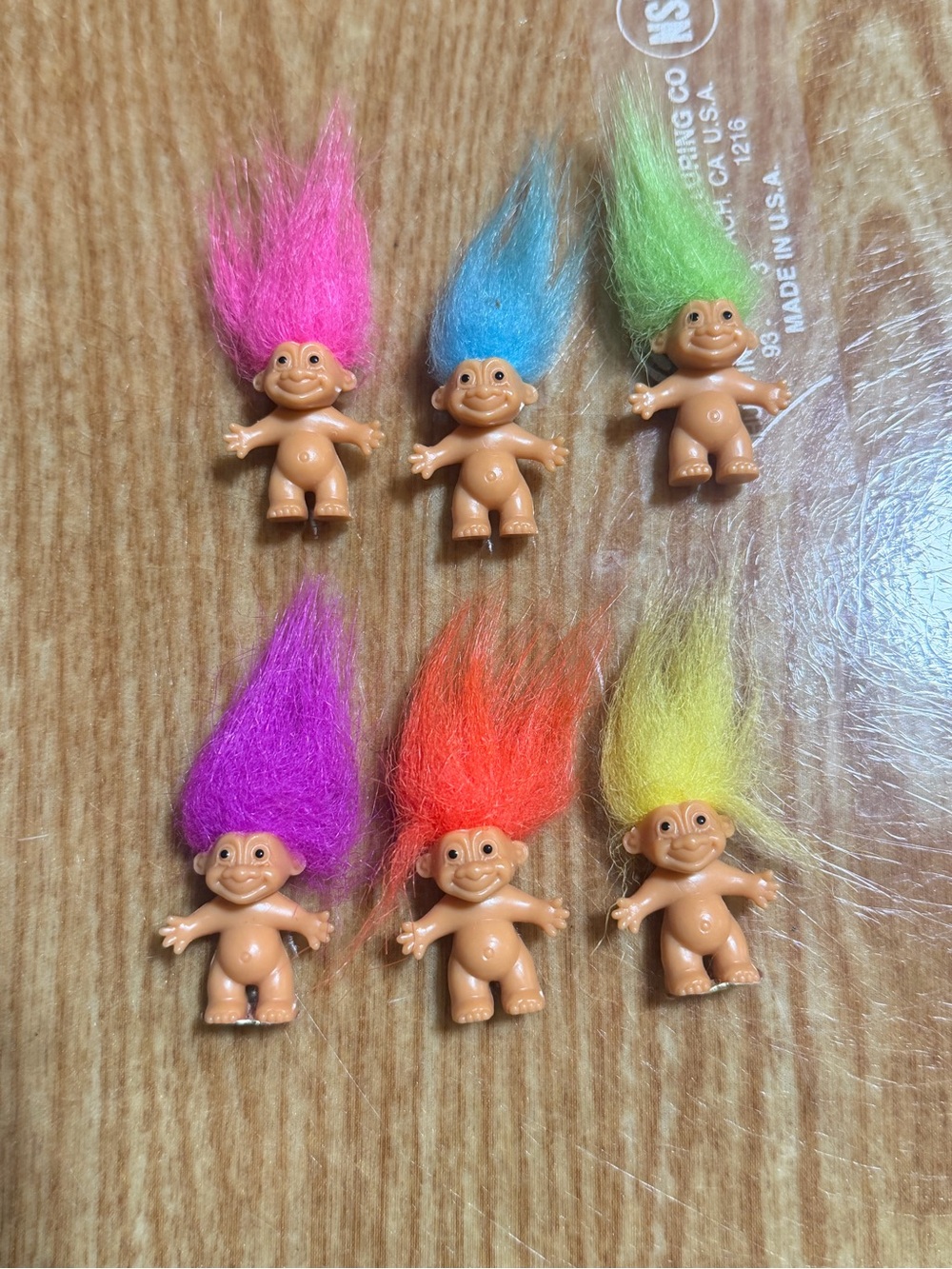 Vintage 90s 1” Russ Trolls